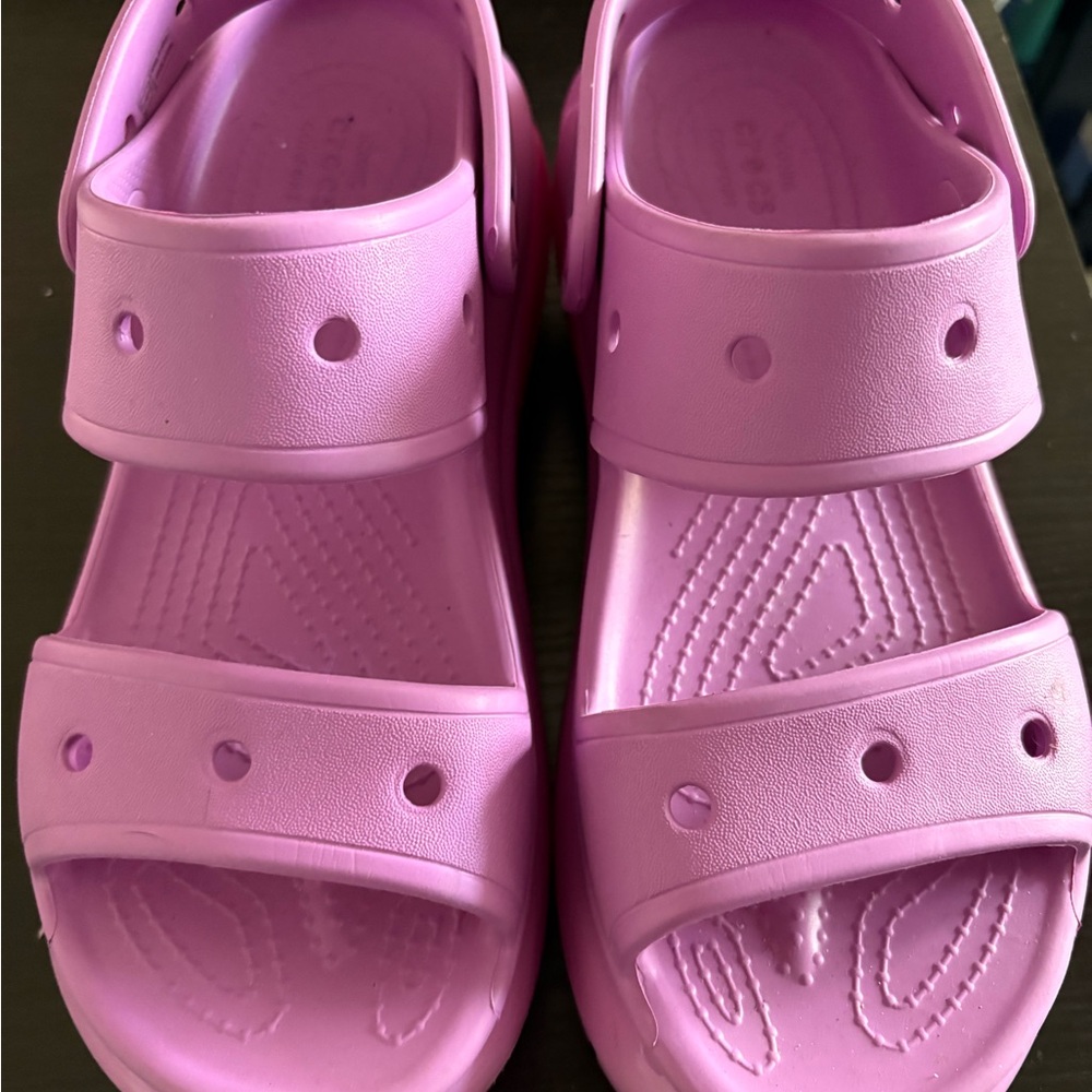Crocs megacrush platform sandal women’s 7 pink
